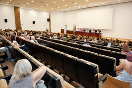 Clausura de la XIX edición del Curso Aula de Mayores de la Universidad de Málaga. Paraninfo. Junio de 2014