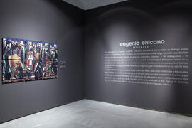 Exposición "Eugenio Chicano. Murales". Sala de exposiciones del Edificio del Rectorado. Octubre de 2011