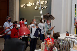 Visita a la exposición "Eugenio Chicano Siempre". Museo de Málaga. Junio de 2021