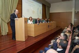 Intervención de Juan Ignacio Zafra. I Entrega de Premios del Aula de Economía y Deporte de la Universidad de Málaga. Edificio del Rectorado. Febrero de 2024