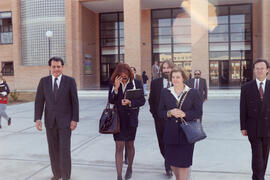 Visita del gobernador de Puerto Rico a la Universidad de Málaga y Obispado. 1993
