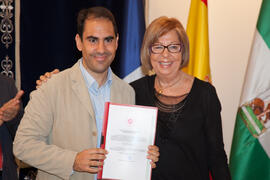 Toma de posesión del personal de administración y servicios de la Universidad de Málaga. Rectorado. Noviembre de 2012