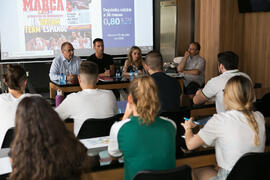 Mesa redonda: «Deportes “minoritarios” y contenido de la Agenda-Setting en radio, televisión y prensa». Curso "Comunicación deportiva". Cursos de Verano de la Universidad de Málaga. Vélez-Málaga. Julio de 2019