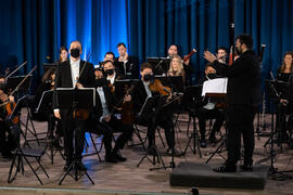 Concierto de Bandas Sonoras de la 30 edición de Fancine de la Universidad de Málaga. Auditorio de la Escuela Técnica de Ingeniería de Telecomunicaciones e Informática. Noviembre de 2020