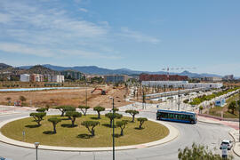 Obras del nuevo Pabellón de Gobierno. Campus de Teatinos. Mayo de 2021