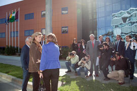 Visita oficial de la Ministra Cristina Garmendia al nuevo edificio de Bioinnovación de la UMA ubicado en el PTA. Octubre de 2009