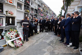 Entierro de Eugenio Chicano. Cementerio de Vélez-Málaga. Noviembre de 2019