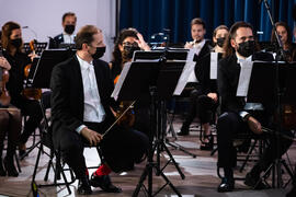 Concierto de Bandas Sonoras de la 30 edición de Fancine de la Universidad de Málaga. Auditorio de la Escuela Técnica de Ingeniería de Telecomunicaciones e Informática. Noviembre de 2020