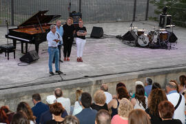 Antonio María Lara presenta el concierto de Dorantes. Cursos de Verano de la Universidad de Málaga. Ronda. Julio de 2018