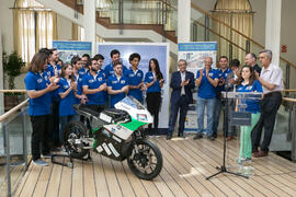 Presentación del proyecto "UMA Racing Team 2017/2018". Edificio del Rectorado. Junio de 2017