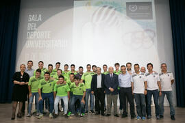 Homenaje al CD UMA-Antequera. Gala del Deporte Universitario 2018. Escuela Técnica Superior de Ingeniería de Telecomunicaciones. Junio de 2018