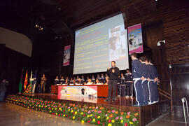 Acto de Clausura del 3º Congreso Internacional de Actividad Físico-Deportiva para Mayores de la Universidad de Málaga. Palacio de Ferias y Congresos de Málaga. Marzo de 2009