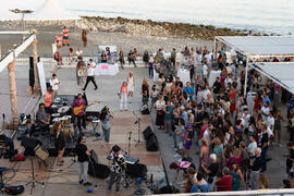 Concierto de Julia Martín. Festival solidario en los Baños del Carmen. Cursos de Verano de la Universidad de Málaga. Málaga. Julio de 2019