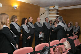Coro Oficial de la Universidad de Málaga. Investidura de Heliodoro Carpintero Capell como Doctor "Honoris Causa" por la Facultad de Psicología de la Universidad de Málaga. Edificio del Rectorado. Mayo de 2019