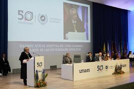 Discurso de José Ángel Narváez. Solemne Acto de Apertura del Curso Académico 2022/2023 de las Universidades Andaluzas. Escuela Técnica Superior de Ingeniería Informática y Telecomunicaciones. Septiembre de 2022