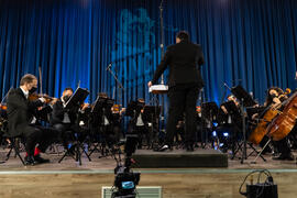 Concierto de Bandas Sonoras de la 30 edición de Fancine de la Universidad de Málaga. Auditorio de la Escuela Técnica de Ingeniería de Telecomunicaciones e Informática. Noviembre de 2020