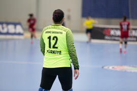 Partido Universidad de Primorska - Universidad de Akdeniz. Categoría femenina. Campeonato Europeo Universitario de Balonmano. Antequera. Julio de 2017