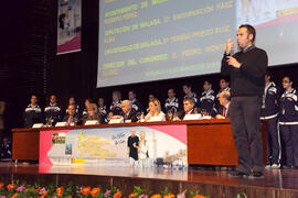 Acto de Clausura del 3º Congreso Internacional de Actividad Físico-Deportiva para Mayores de la Universidad de Málaga. Palacio de Ferias y Congresos de Málaga. Marzo de 2009