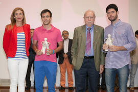 Entrega del Trofeo Rectora. Gala del Deporte Universitario. Escuela Técnica Superior de Ingeniería de Telecomunicaciones. Junio de 2015