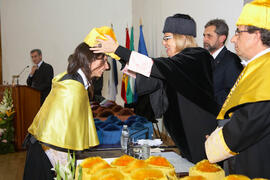 Investidura de nuevos doctores por la Universidad de Málaga. Paraninfo. Febrero de 2012