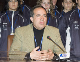 Antonio Merino. Acto de Clausura del 2º Congreso Internacional de Actividad Físico-Deportiva para Mayores de la Universidad de Málaga. Palacio de Ferias y Congresos de Málaga. Marzo de 2007