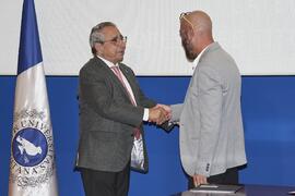 Toma de posesión de José Manuel Morales Ortega como catedrático del Área de Derecho del Trabajo y de la Seguridad Social. Toma de posesión de nuevos catedráticos y profesores titulares de la Universidad de Málaga. Paraninfo. Noviembre de 2023