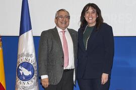 Toma de posesión de Noemi Ruiz López como profesora titular del Área de Bioquímica y Biología Molecular de la Universidad de Málaga. Toma de posesión de nuevos catedráticos y profesores titulares de la Universidad de Málaga. Paraninfo. Noviembre de 2023