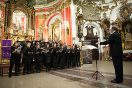 Concierto de Navidad de la Coral Sancti Petri homenaje a la Facultad de Económicas. Iglesia de los Mártires. Diciembre de 2015