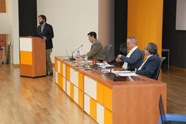 Debate electoral entre los candidatos a Rector de la Universidad de Málaga. Escuela Técnica Superior de Ingeniería Industrial. Noviembre de 2015