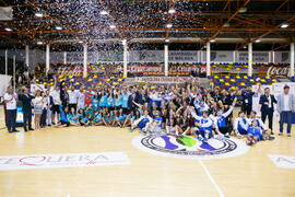 Foto de grupo tras la ceremonia de clausura del Campeonato Europeo Universitario de Balonmano. Antequera. Julio de 2017