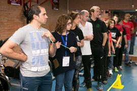 Taller de danzas colectivas. 7º Congreso Internacional de Actividad Física Deportiva para Mayores. Escuela Técnica Superior de Ingeniería de Telecomunicaciones y de Informática. Noviembre de 2017