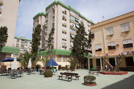 Patio del Centro Internacional de Español. Málaga. Junio de 2014