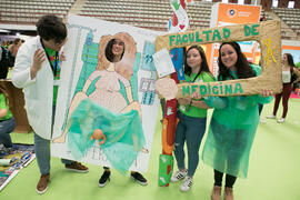 Photocalls de Medicina y Enfermería. Jornadas de Puertas Abiertas de la Universidad de Málaga. Complejo Polideportivo Universitario. Abril de 2018