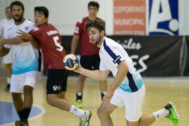Partido Universidad del Miño - Universidad de Málaga. Categoría masculina. Campeonato Europeo Universitario de Balonmano. Antequera. Julio de 2017