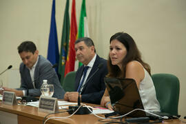 Intervención de Elsa Marina Álvarez. Inauguración de los Cursos de Verano de la Universidad de Málaga. Vélez Málaga. Julio de 2018