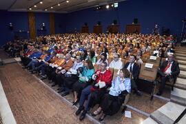 Público asistente a la Apertura del Curso Académico 2024/2025 de la Universidad de Málaga. Paraninfo. Septiembre de 2024