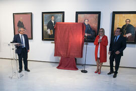 Presentación del cuadro de la rectora Adelaida de la Calle en la Galería de Rectores de la Universidad de Málaga. Edificio del Rectorado. Marzo de 2019