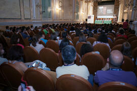 Inauguración de las jornadas. Olimpiada Española de Economía, Fase Nacional. Sala Unicaja de Conciertos María Cristina. Málaga. Junio de 2015
