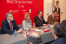 Presentación "Becas Santanter CRUE CEPYME: Prácticas Profesionales en Empresa". Rectorado. Noviembre de 2012