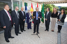 Inauguración de la Oficina de la Universidad de Sharjah, Emiratos Árabes. Jardín Botánico. Noviembre de 2015