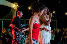 Concierto de Free Soul Band. Festival solidario en los Baños del Carmen. Cursos de Verano de la Universidad de Málaga. Málaga. Julio de 2019