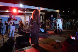 Concierto de Free Soul Band. Festival solidario en los Baños del Carmen. Cursos de Verano de la Universidad de Málaga. Málaga. Julio de 2019