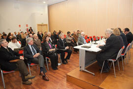Inauguración curso de farmacología de la Universidad de Málaga. Colegio de Médicos. Málaga. Enero de 2012