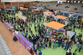 Jornadas de Puertas Abiertas de la Universidad de Málaga. Complejo Polideportivo Universitario. Abril de 2018