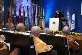 Discurso de Teodomiro López. Investidura de Andrea Goldsmith como doctora "Honoris Causa" por la Escuela Técnica Superior de Ingeniería de Telecomunicación de la Universidad de Málaga. Paraninfo. Octubre de 2024