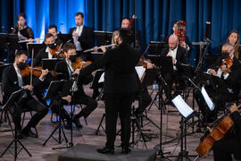 Concierto de Bandas Sonoras de la 30 edición de Fancine de la Universidad de Málaga. Auditorio de la Escuela Técnica de Ingeniería de Telecomunicaciones e Informática. Noviembre de 2020
