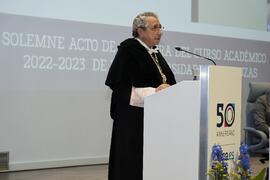 José Ángel Narváez. Solemne Acto de Apertura del Curso Académico 2022/2023 de las Universidades Andaluzas. Escuela Técnica Superior de Ingeniería Informática y Telecomunicaciones. Septiembre de 2022