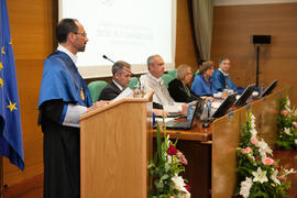 Investidura como Doctor "Honoris Causa" de Jean-Marie Lehn por la Facultad de Ciencias de la Universidad de Málaga. Edificio del Rectorado. Junio 2015