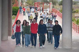 Jornadas de Puertas Abiertas de la Universidad de Málaga. Complejo Polideportivo Universitario. Abril de 2008