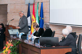 Intervención de Antonio Ramírez de Arellano en la Apertura del Curso Académico 2017/2018 de la Universidad de Málaga. Salón de actos de la Facultad de Turismo. Septiembre de 2017